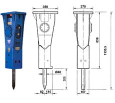 Brise-roche THOR 120